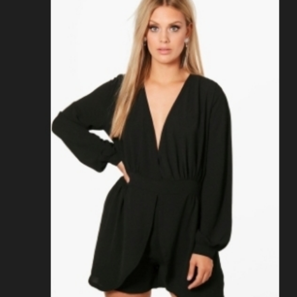 Long sleeve romper